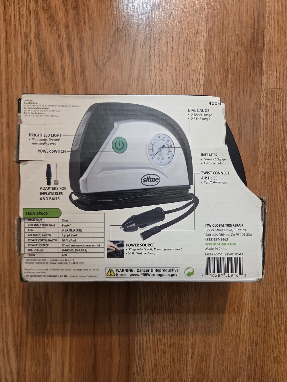 Slime Tire Inflator - Picture 2 of 3